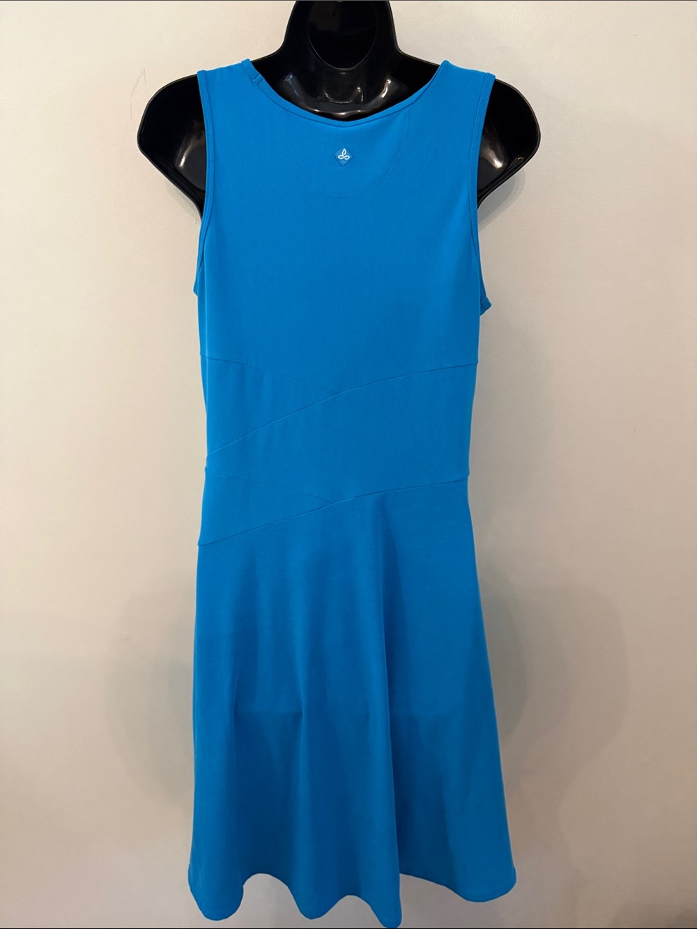 Prana Electro Blue Amelie Sleeveless V-Neck Midi Dress Size M - Picture 8 of 13